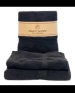 Toalla y toallon negro liviano( art.3)