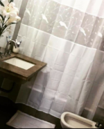 cortina  baño organza art.220 - Imagen 2