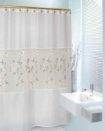 cortina  baño organza art.220