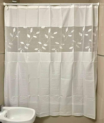 cortina  baño organza art.220 - Imagen 3