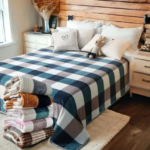 Mantas cuadrille 11/2 plazas corderito - Imagen 2