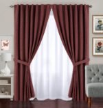 Cortina blakaout lino 4 paños - Imagen 2