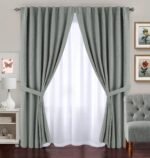 Cortina blakaout lino 4 paños - Imagen 3