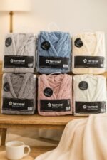 Bata de flanel unico talle