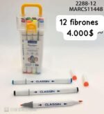 Caja de fibrones doble punta